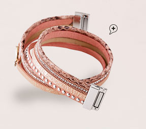 Bracelet fantaisie multi-rangs