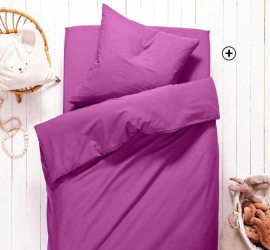 Linge de lit enfant Colombine® 100% coton rose indien pas cher | Blancheporte