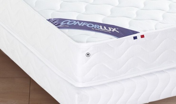 Matelas à ressorts confortable Made in Frane Conforlux® pas cher - Blancheporte